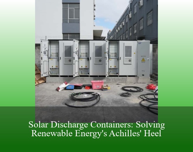 Solar Discharge Containers: Solving Renewable Energy's Achilles' Heel
